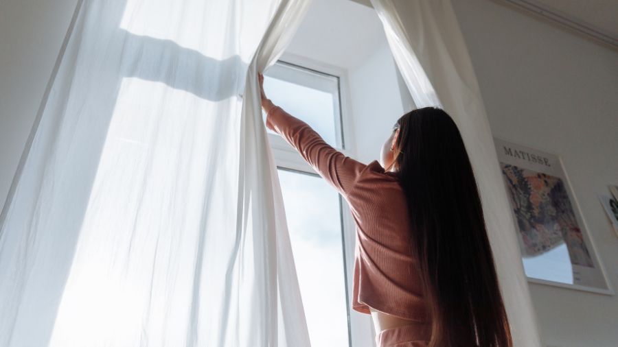 Maintain your curtains clean
